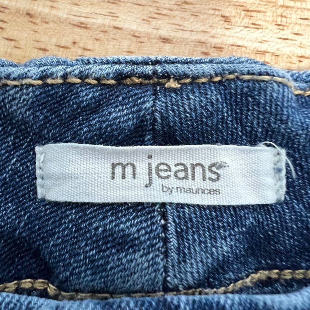 M Jeans by Maurices Womens Medium Wash Ankle Jeans Mid Rise Size Small - Picture 8 of 9